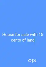 House for sale with15 cents of land