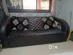 Sofa Cum Bed and Tea poy