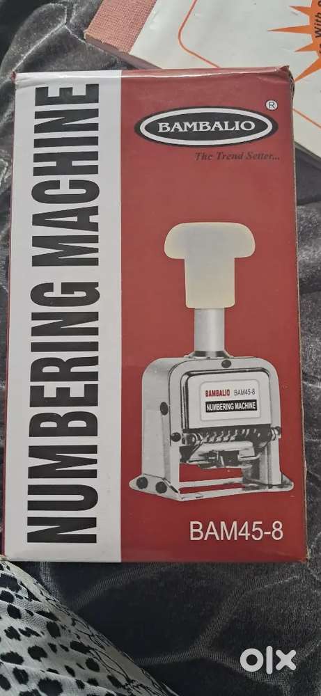 Bambalio Numbering Machine 8 digits BAM45-8 model