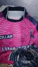 Rajasthan royals jersey with original yuvi chahal signature