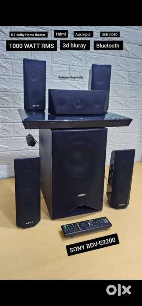 Sony BDV E3200 5.1 Dolby Home Theatre very good condition all options