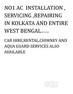 AC INSTALLATION  CHIMNEY SERVICING WATER PURIFIER SERVICING CAR RENTAL