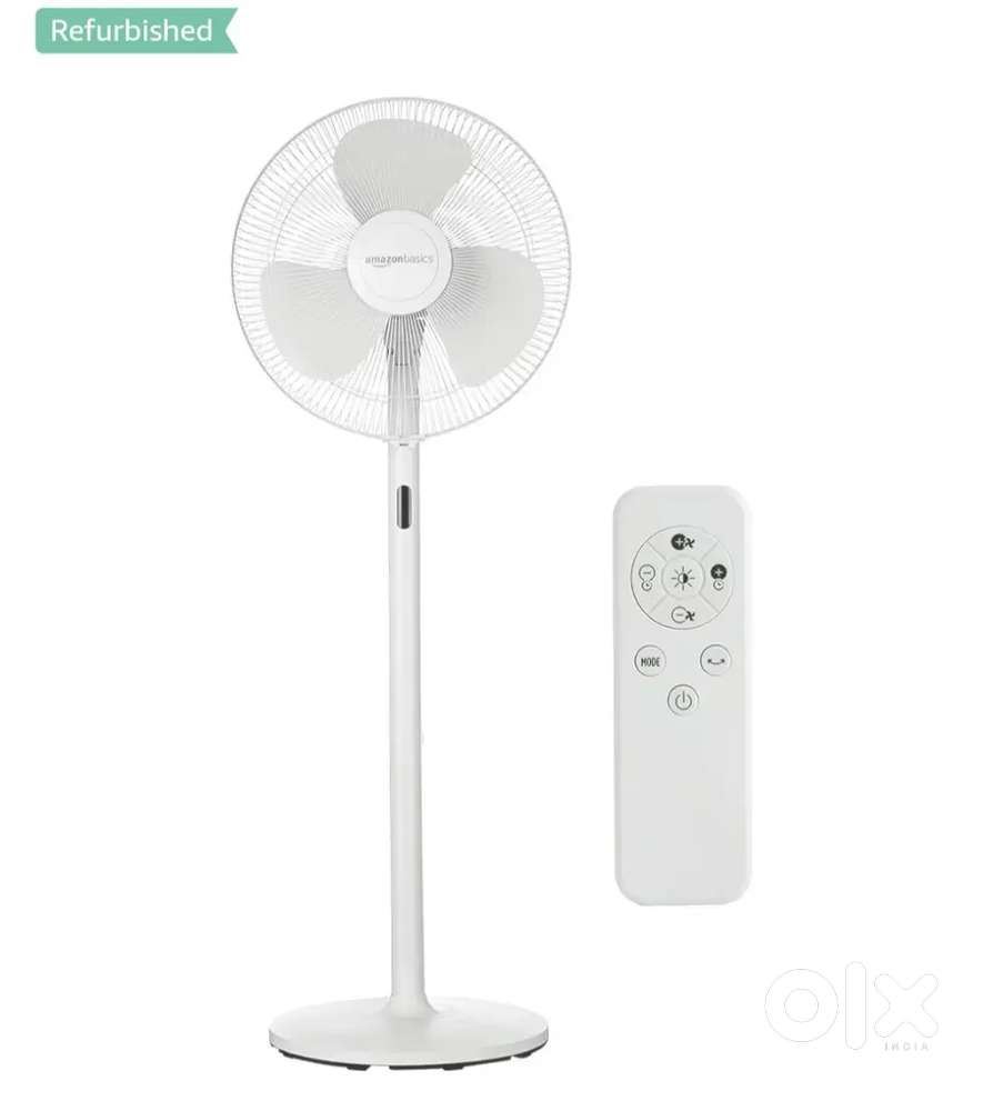 Amazon Basics 400 Mm 2-In-1 Bldc Pedestal Fan With Remote Control
