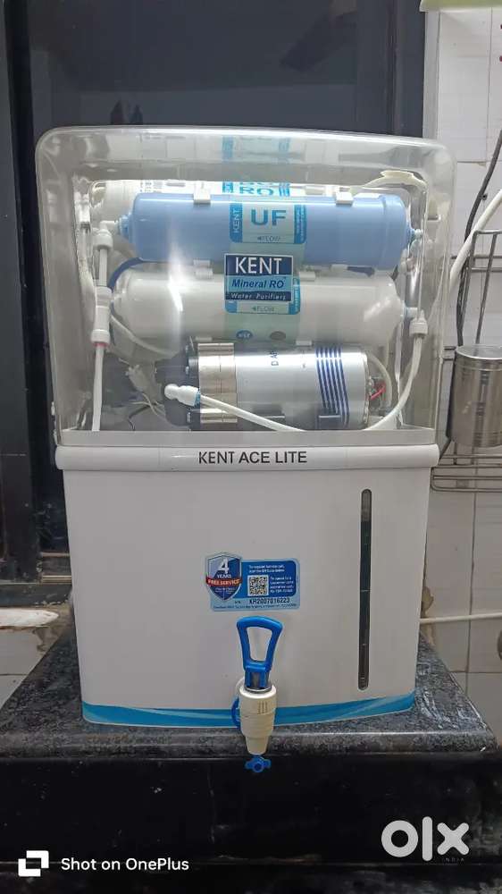 KENT ACE 8L RO + UF + TDS Control.