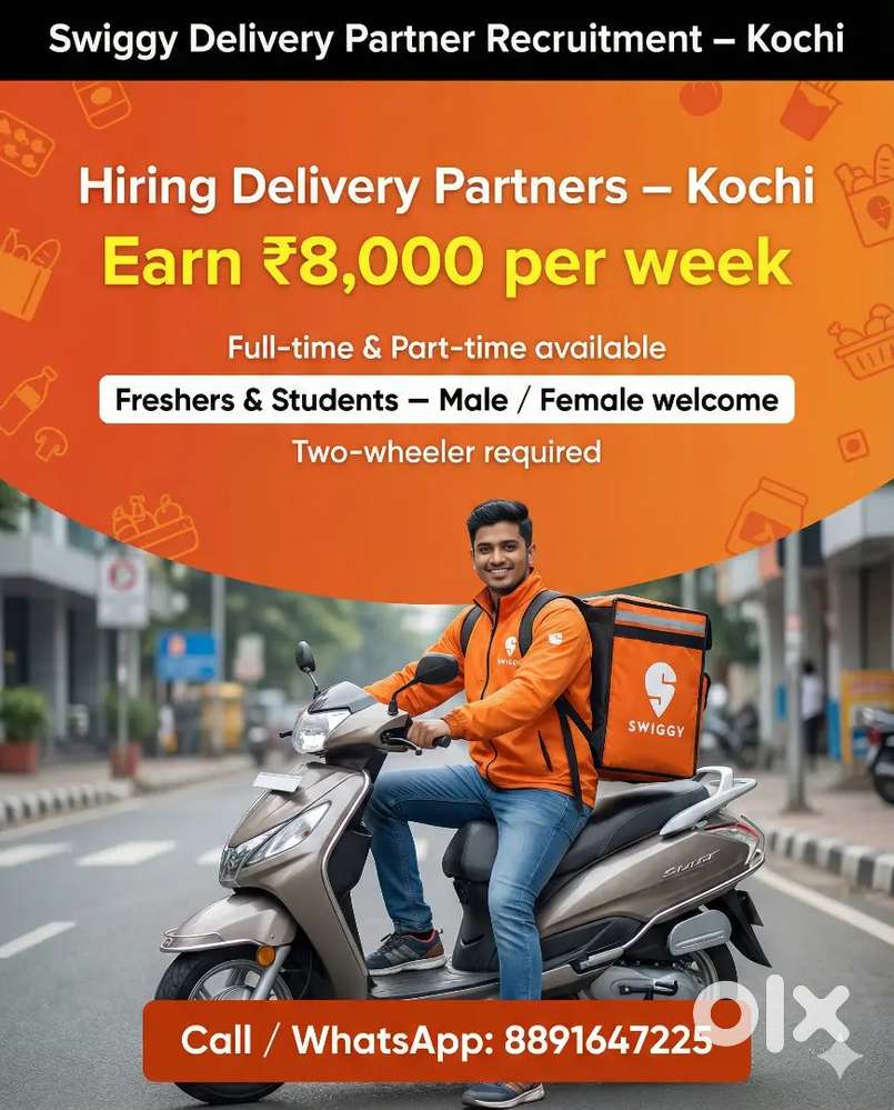 Swiggy Instamart Part-Time Delivery Job – Kochi
