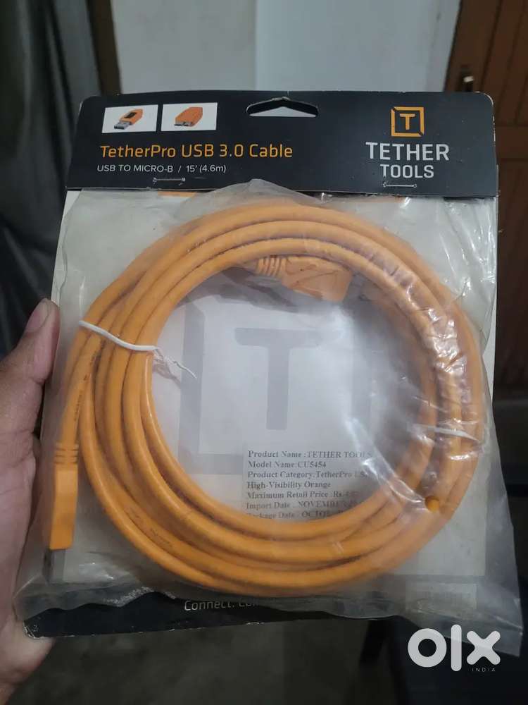 Tether Pro USB 3.0 Cable 15' (4.6 cm)