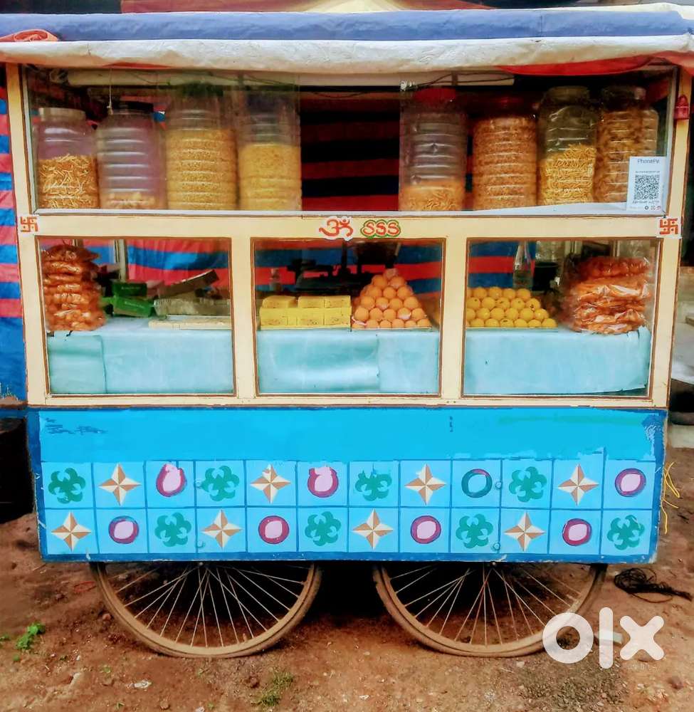 Mitayi bandi, sweet stall,sweet counter
