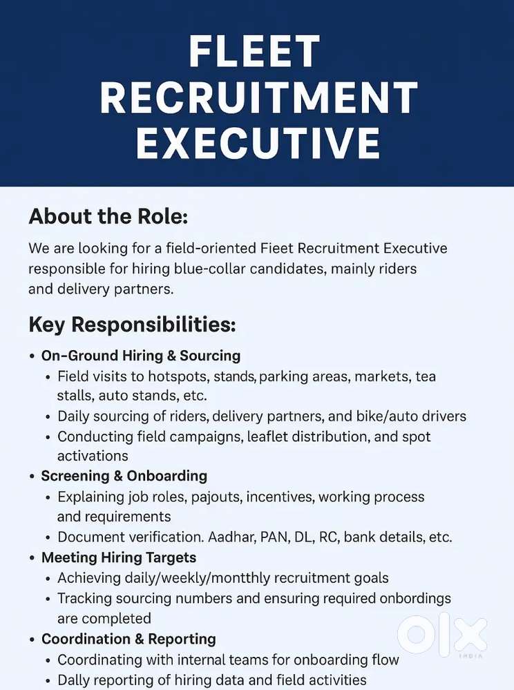 Fleet recruitment executive
