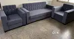 BRAND NEW VELVET 5 SEATER SOFA