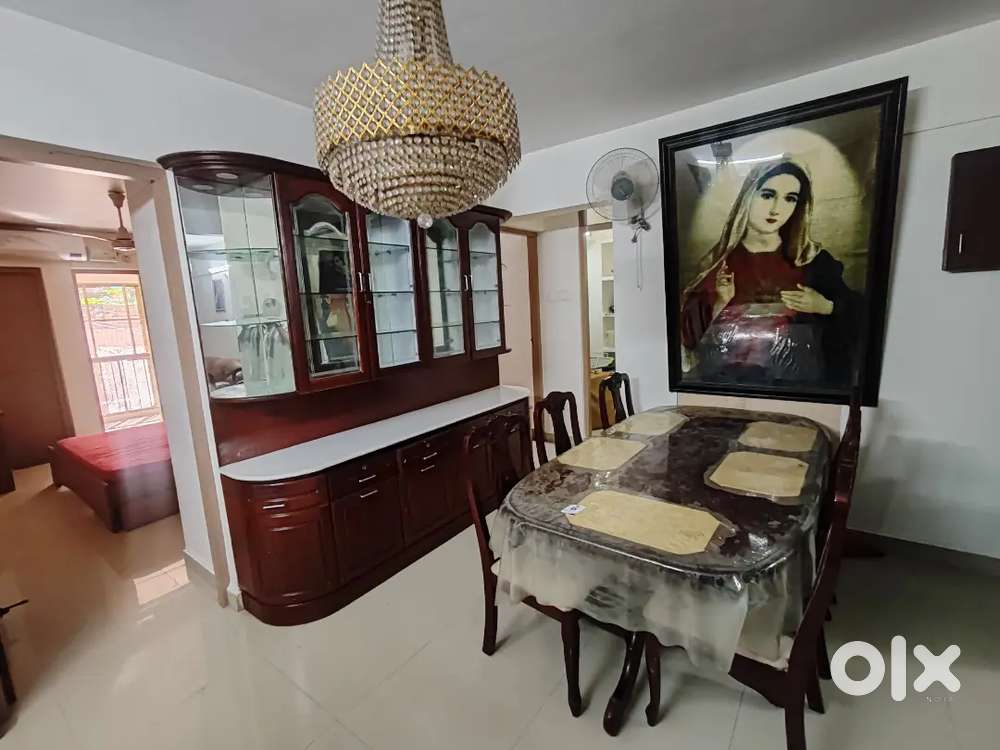 1 bhk fully furnished bachellor(ladies)flat rent kowdiar jn