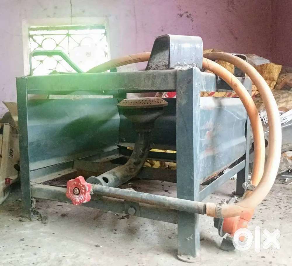 large Gas Stove or Burner stand with Regulator and Pipe