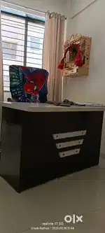 Study table and revolving chair
