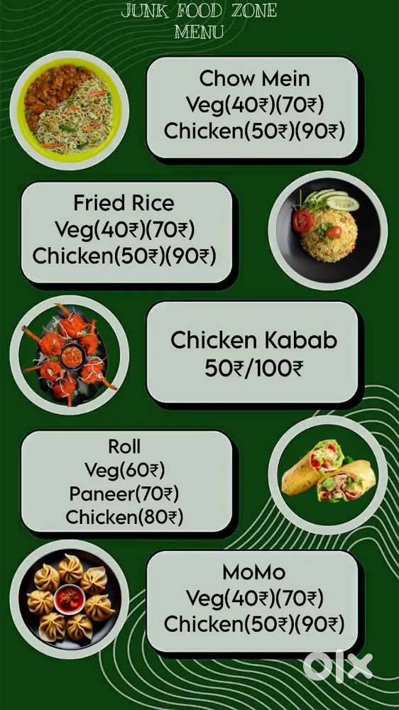 JUNK FOOD ZONE FOOD CART NAME cooking knowledge Boy 1 need