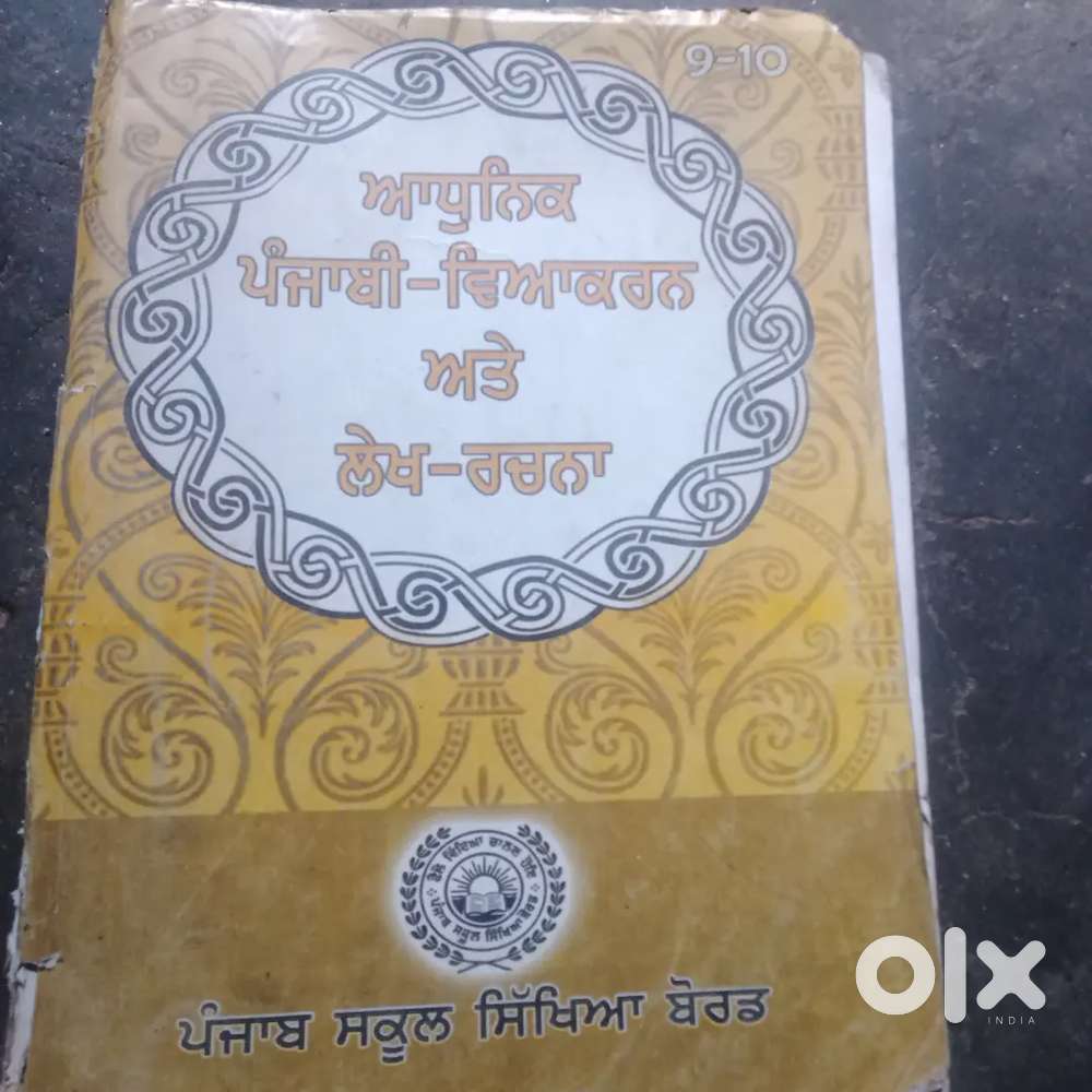 Punjabi 9 to 10 and 11  class ki book