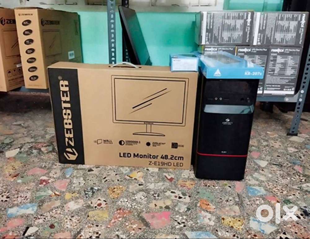 Intel dual core computer with monitor,keyboard &mouse(1 year warranty)