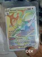 Pokémon card the Arceus VSTAR card.