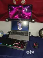 Dell laptop 8gbram 256 gb SSD 20 inchmonitor Zebronics keyboard mouse