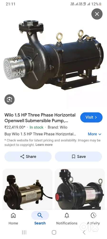 Wilo raptor pumps