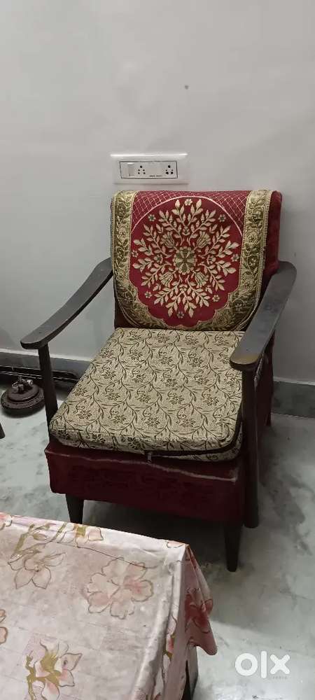 Decorative wooden sofa