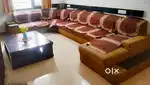Sofa set with center table
