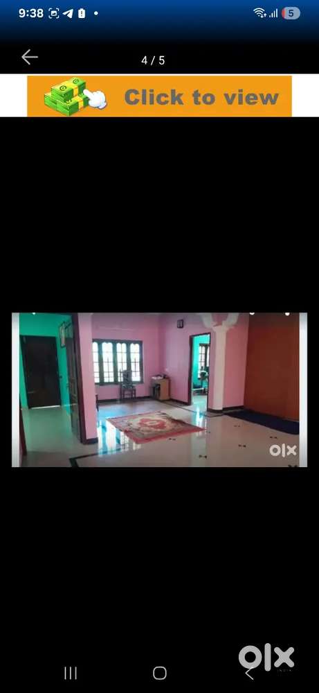 First floor for rent