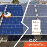 Solar panel cleaning service