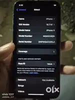 I phone x selling argent