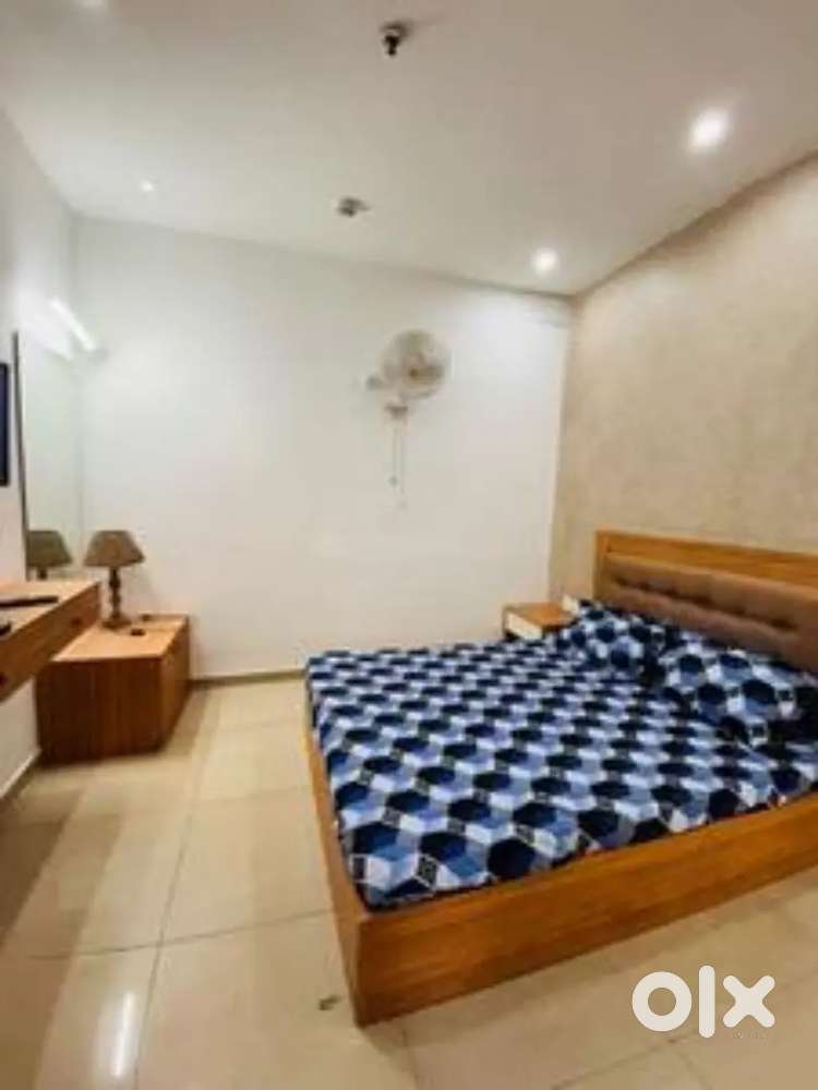 Modern 1 bedroom  modular kitchen bath sector 71 mohali