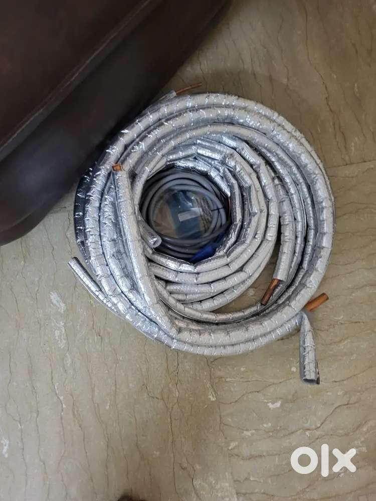 Brand New AC coper pipe and wire  from Voltas( 10 feet lenth) 3 sets