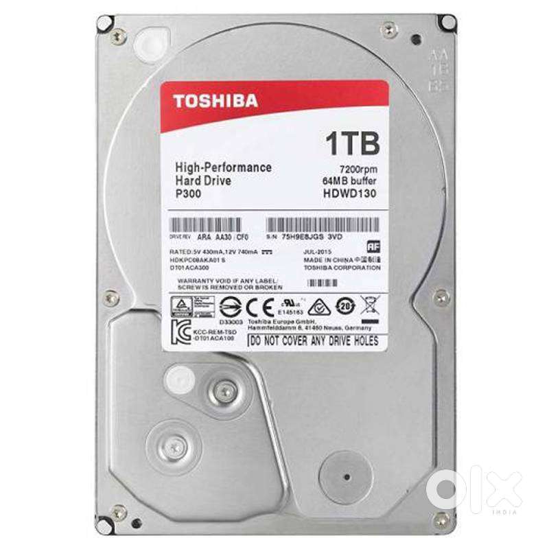 Toshiba Hardisk 1tb internal