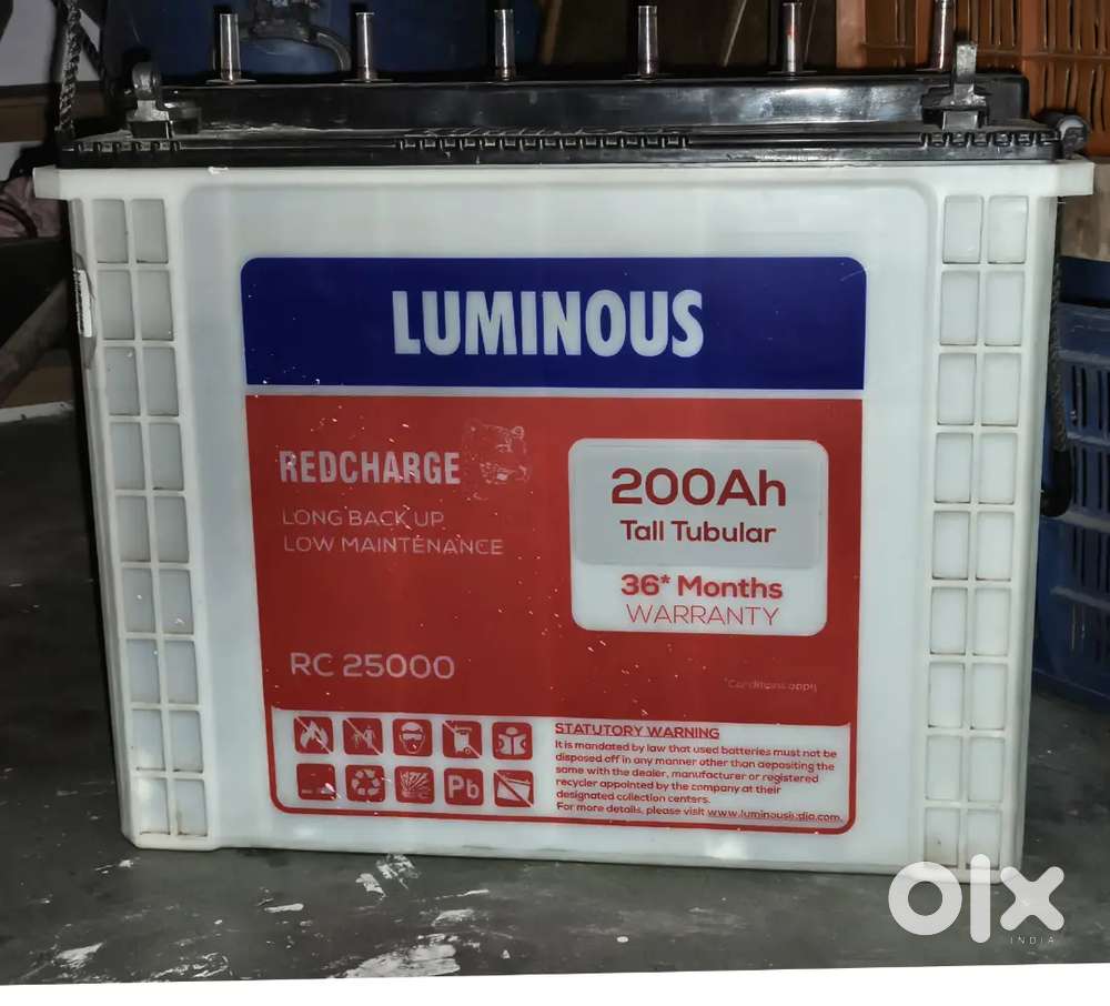 Inverter800 and battery 200ah