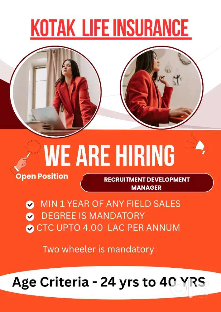 YMCA/Axis Max Life insurance/Degree/Min 1yr sales exp is must/Onrole