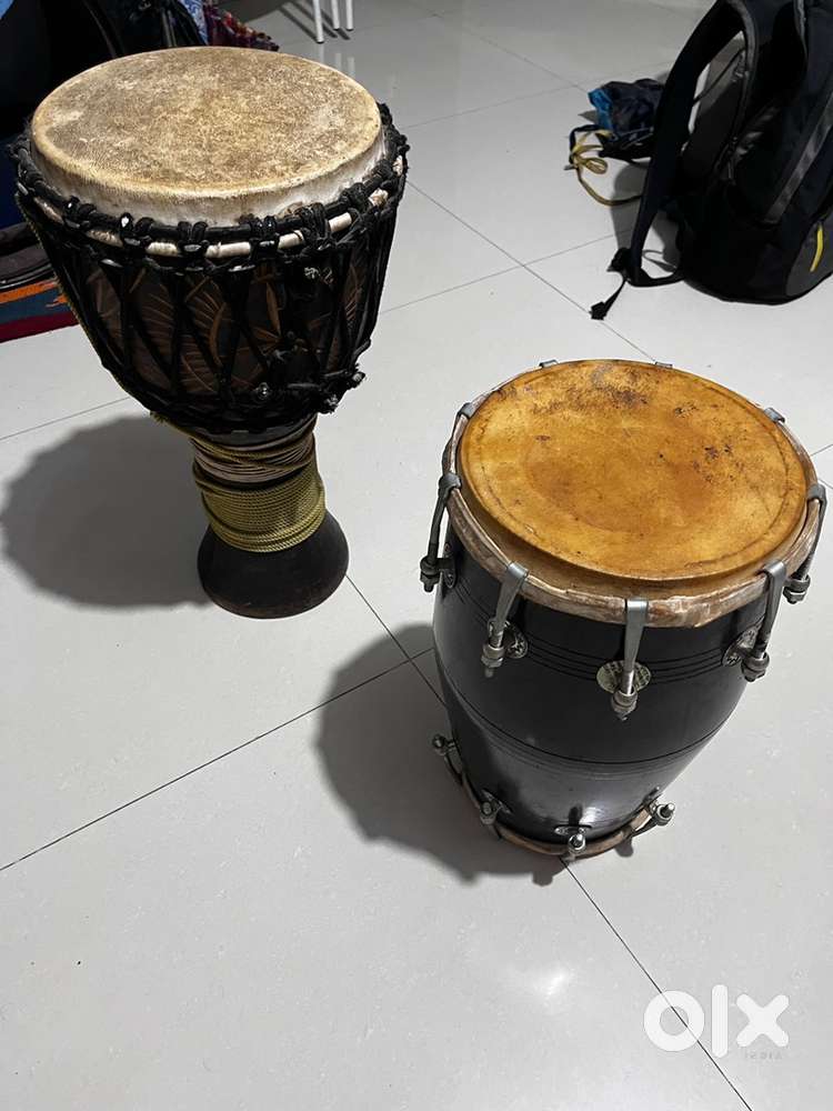 djembe and dholak