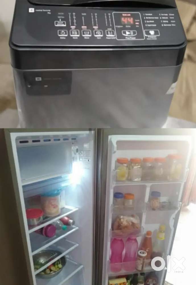Haier Fridge 195L 4 Star and Realme 8kg Top Load washing machine
