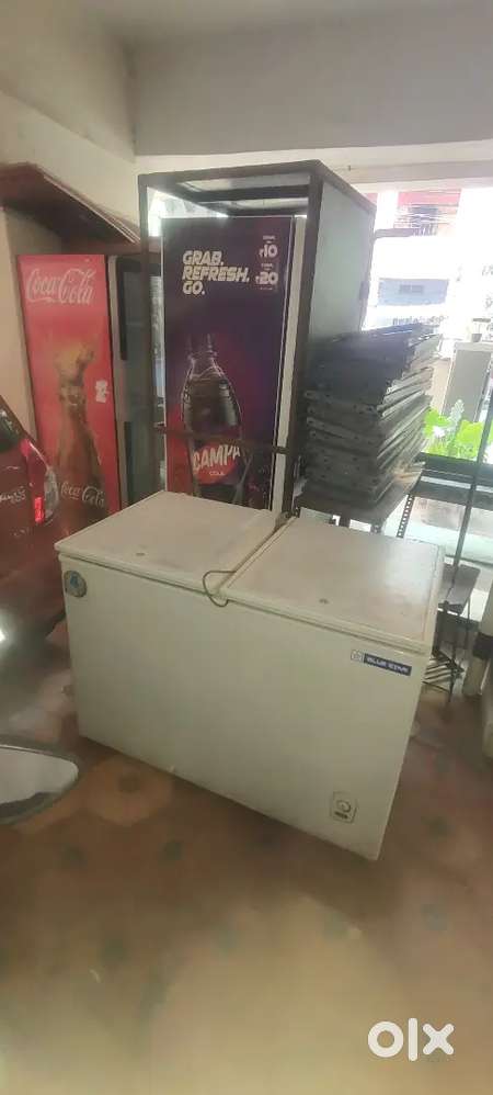Blue star chest frrezer, and cool drink fridges avaliable