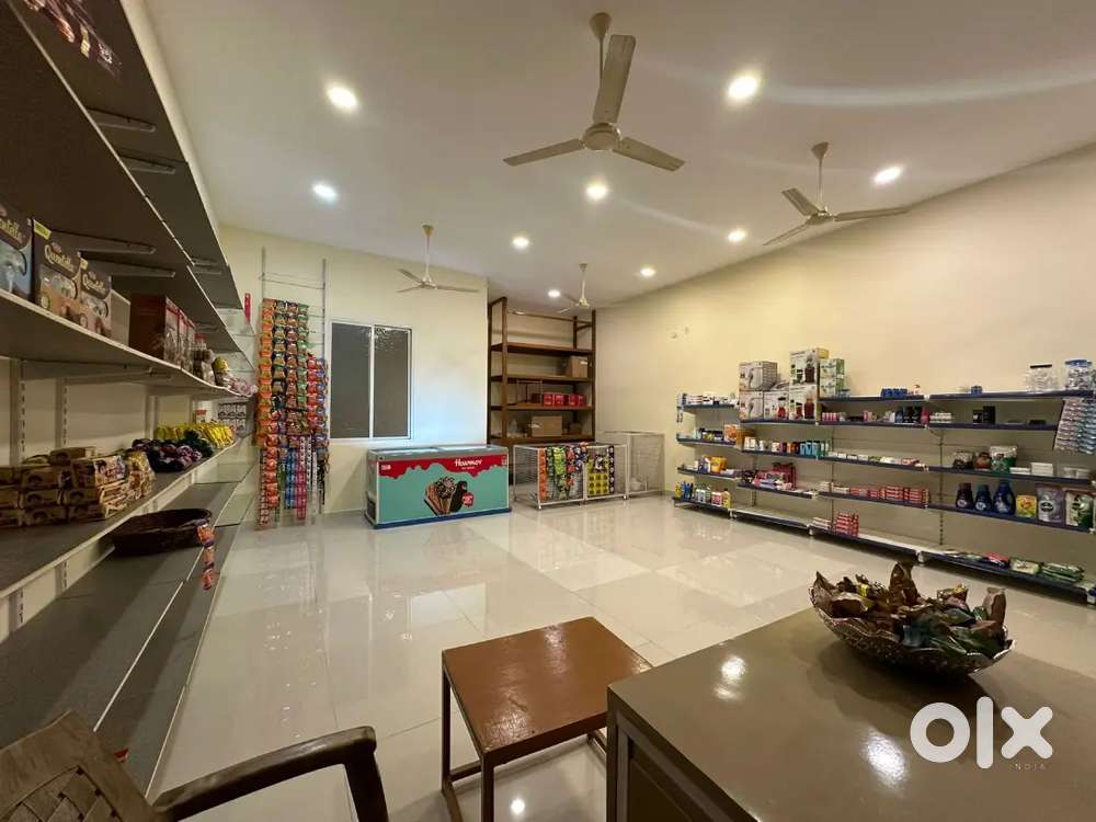 Supermarket + Office room in running condition for rent