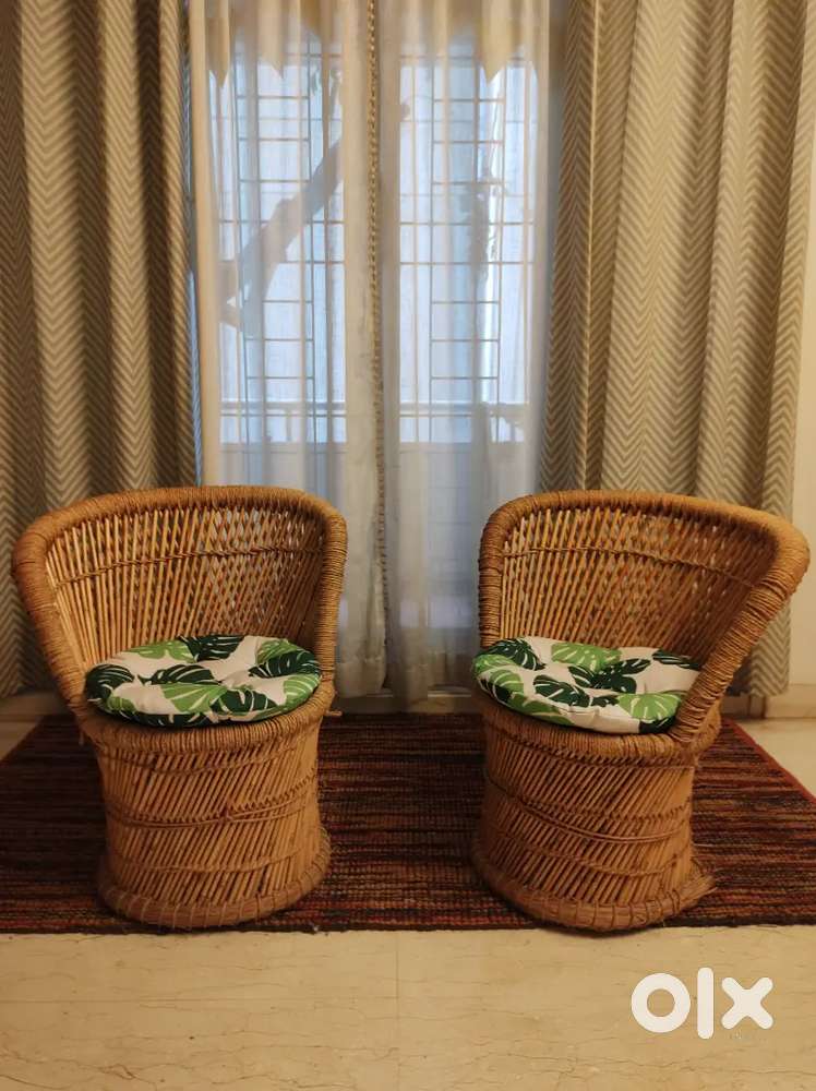 Cane Chairs with Cushion