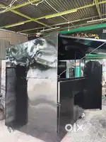 Food truck on wheels