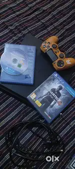 PS4 SLIM 500GB WITH GAME CD