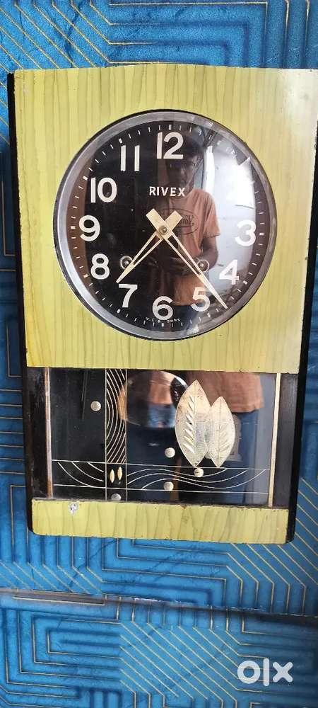 Antique vintage clock Rivex japan
