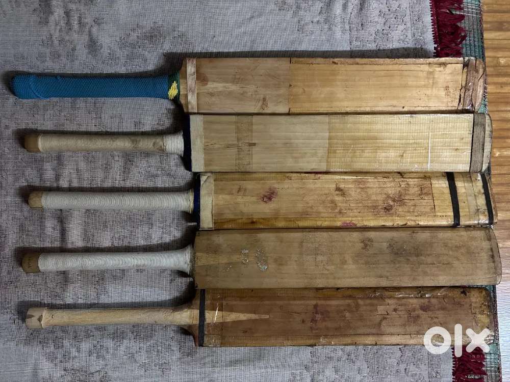 5 English Willow Grade A Player Edition Bats