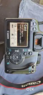 Canon 1000d DSLR with bag user manual 18-55 lens