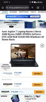 Acer aspire 7 GAMING LAPTOP
