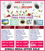CCTV CAMERA 2MP   DAY & NIGHT  VISION MEGE MEGA DIWALI OFFER   SALE