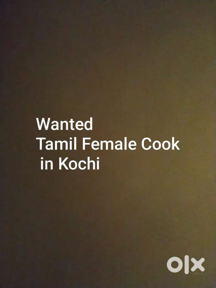 Wanted Tamil Female Cook / helper for home
