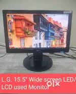 L.G. 15.5 Wide screen LED/LCD used Monitor