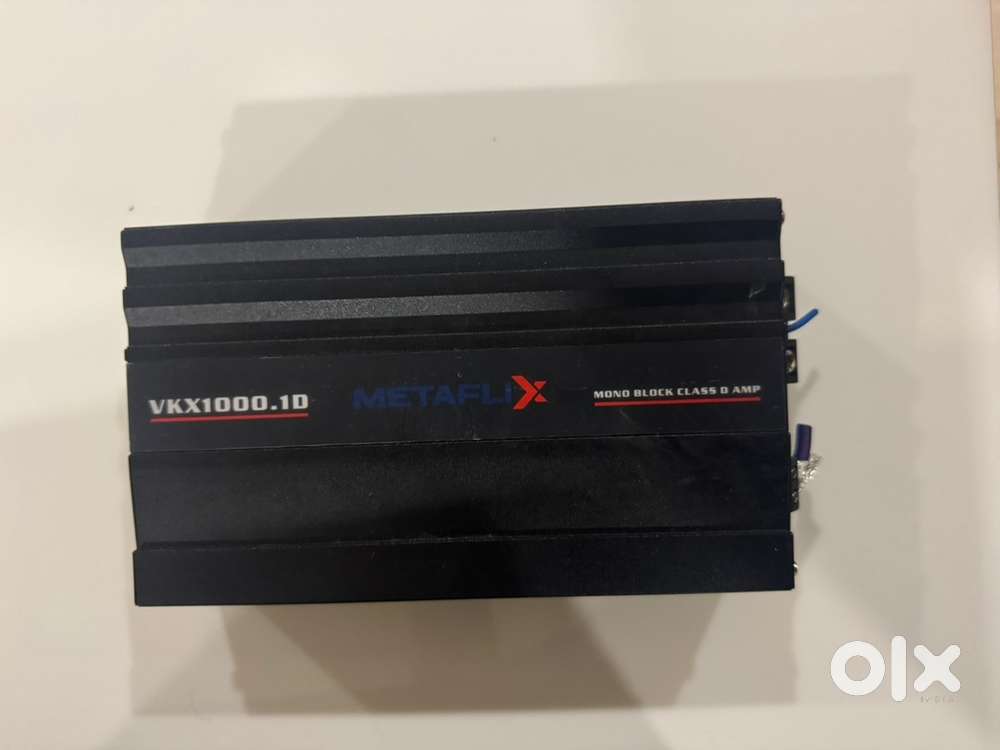 Car subwoofer and apmlifier