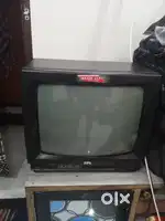 CRT TELEVISION WITH REMOTE CONTROL COLOUR TV