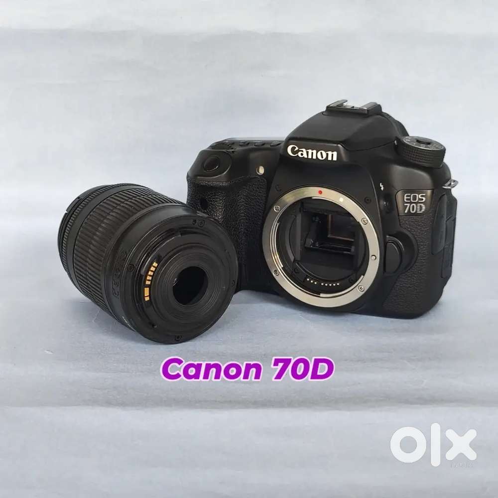 Canon EOS 70D DSLR Camera with 18-55mm Lens  Dual Pixel CMOS AF