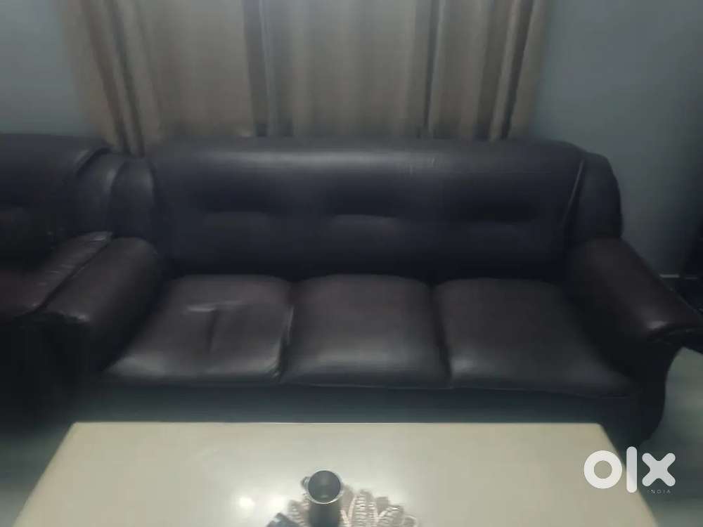 5 seater sofa set leather